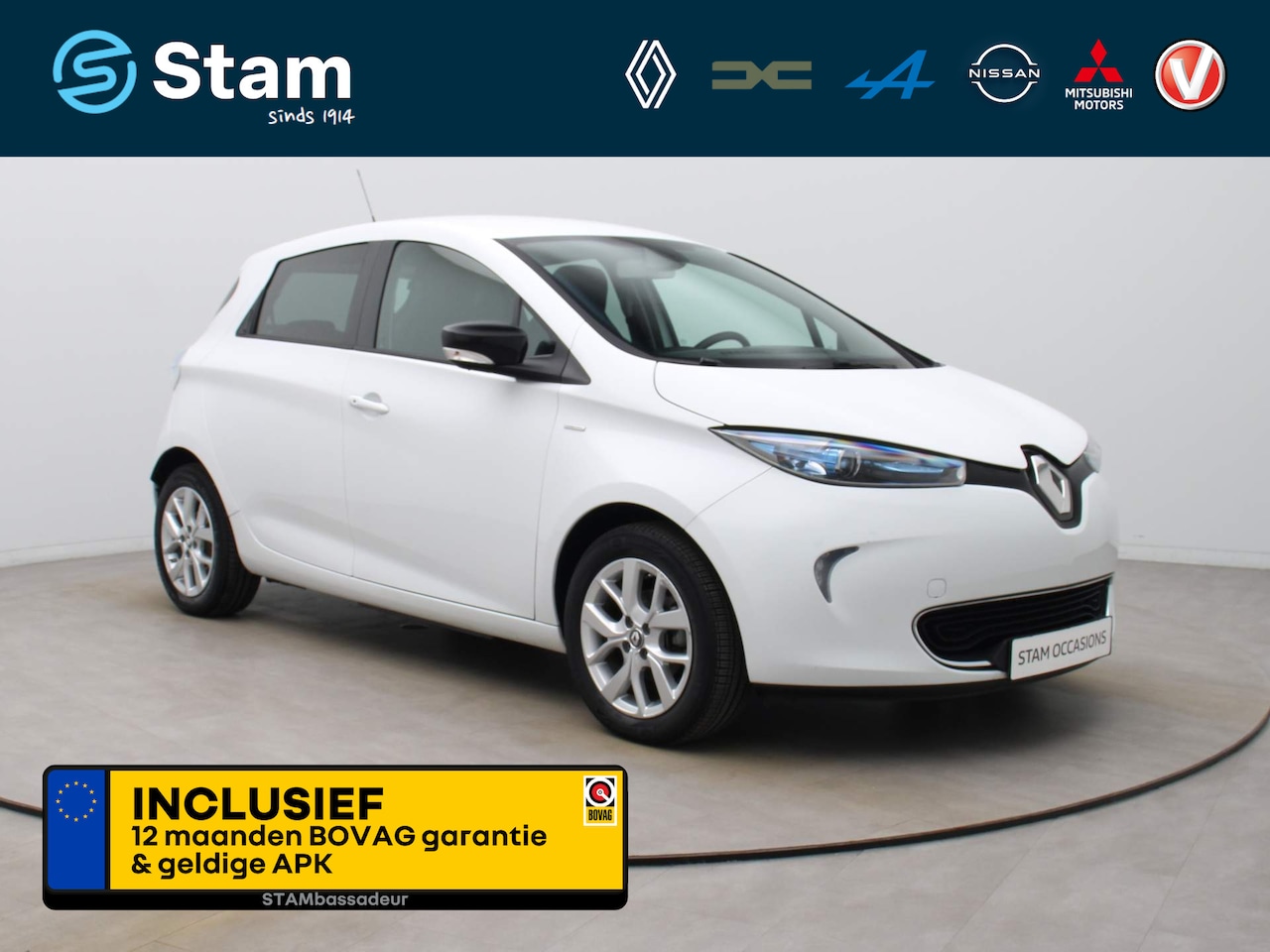 Renault Zoe - R110 Limited 41 kWh HUURBATTERIJ Climate | Cruisecontrol | Navi | Parksens. achter - AutoWereld.nl