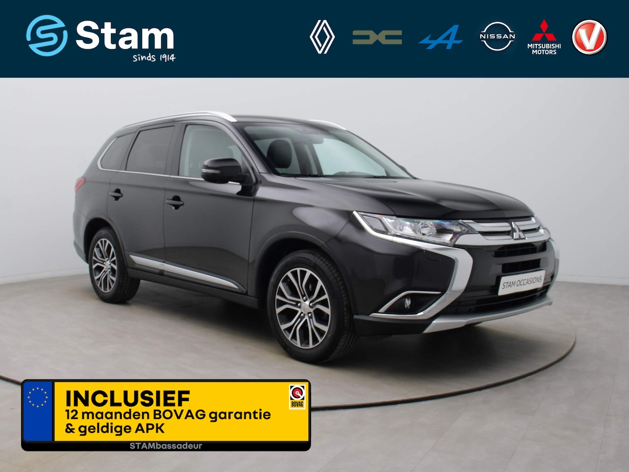 Mitsubishi Outlander - 150pk Connect Pro 360° Camera | Climate | Parksens. achter | Stoel-/stuurverw. - AutoWereld.nl