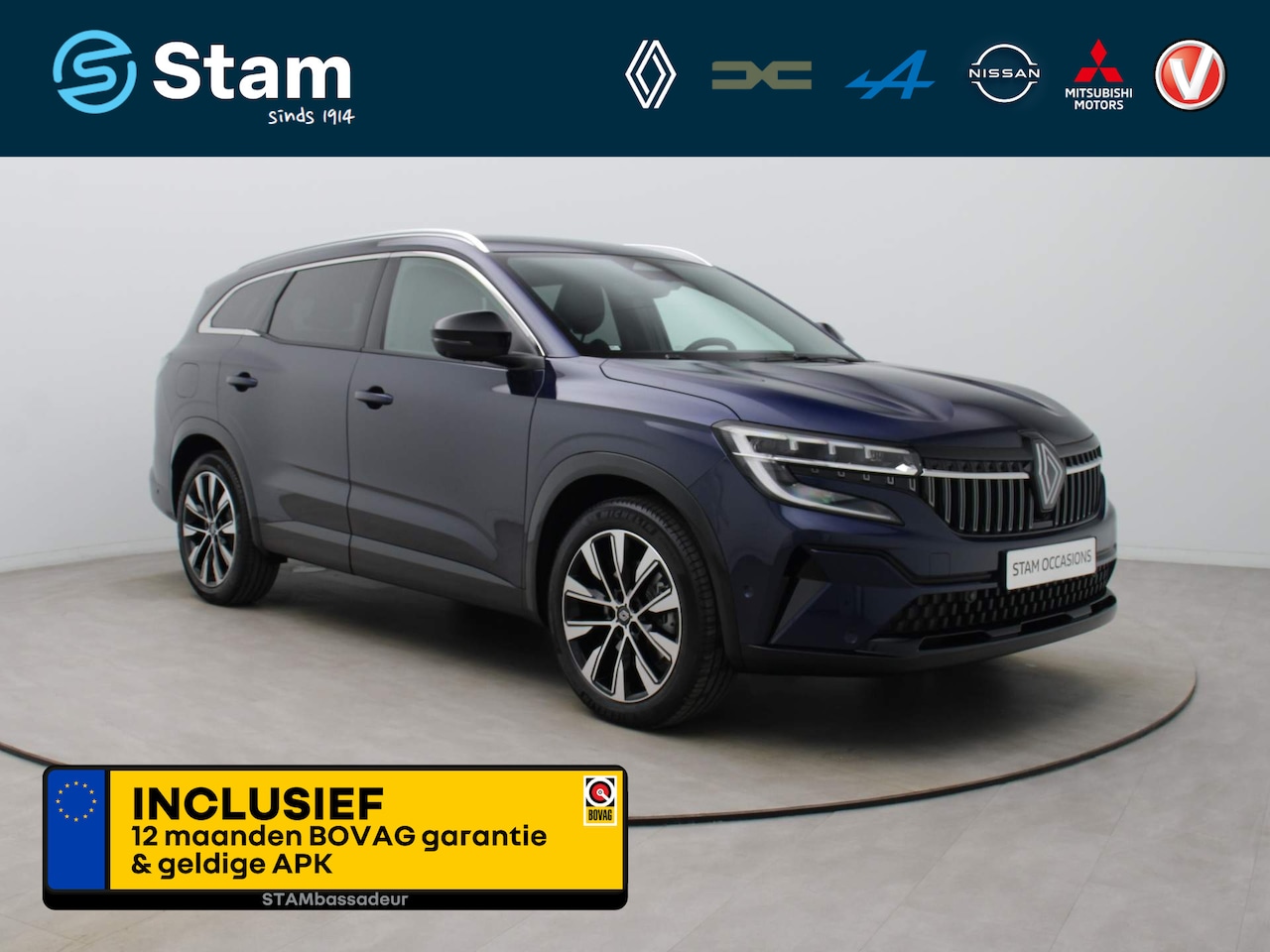 Renault Espace - E-Tech Hybrid 200pk techno 5-Pers. 360° camera | Climate | Navi | Parksens. v+a | Cruiseco - AutoWereld.nl