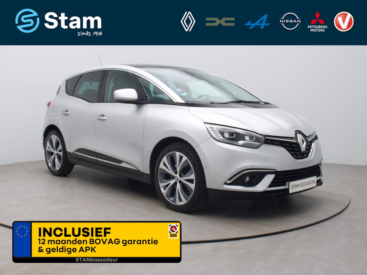 Renault Scénic - TCe 140pk Intens Camera | Climate | Navi | Panoramadak | Trekhaak - AutoWereld.nl