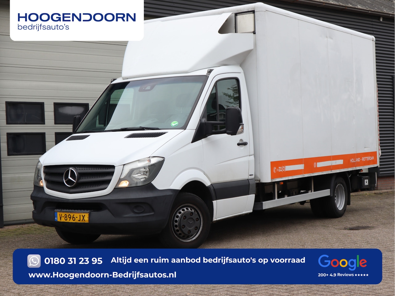 Mercedes-Benz Sprinter - 514 CDI Automaat Euro 6 Closed box - Koffer - Dhollandia - Clima - Navi - AutoWereld.nl