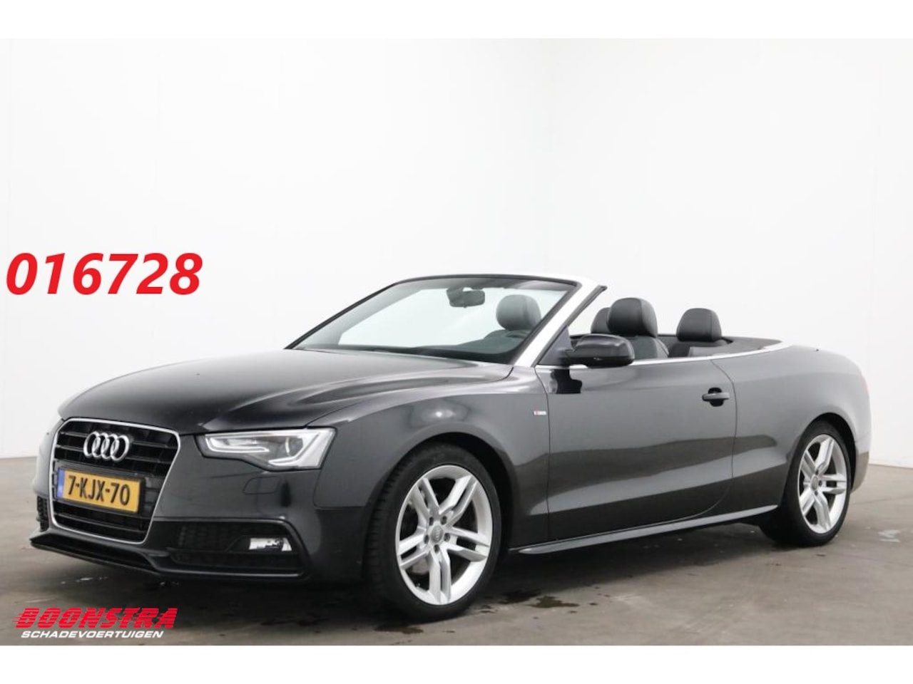 Audi A5 Cabriolet - 2.0 TDI 180 PK Aut. S-Line Xenon Leder Navi Clima Cruise SHZ PDC - AutoWereld.nl