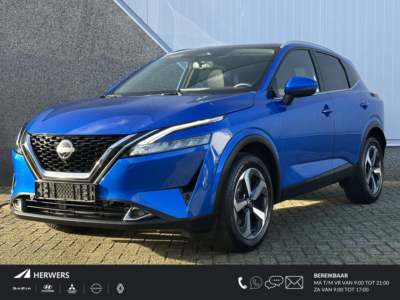 Nissan Qashqai - 1.3 MHEV Xtronic Business Design Automaat / 1800KG Trekgewicht / Panoramadak / Elektrische - AutoWereld.nl