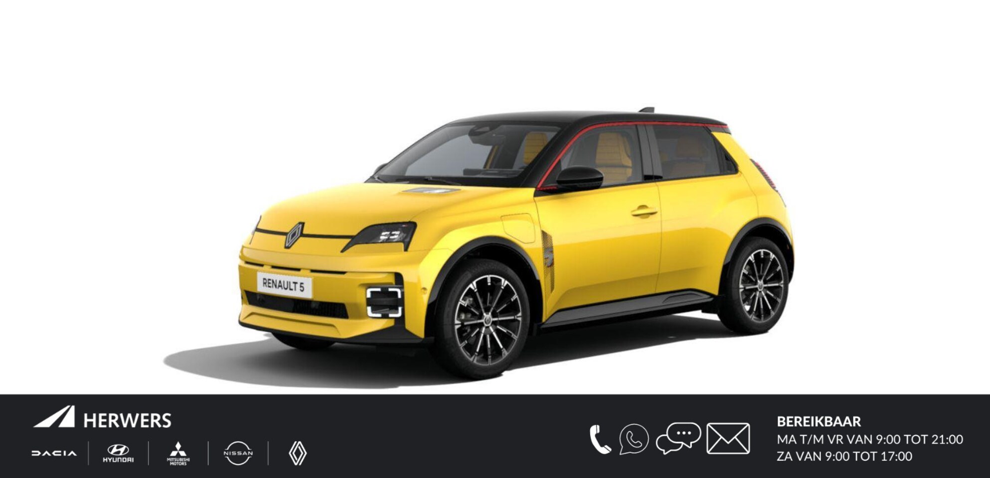 Renault 5 - R5 iconic cinq 150 pk comfort range / Nieuw te bestellen / Levering 2025 / Kom langs voor - AutoWereld.nl