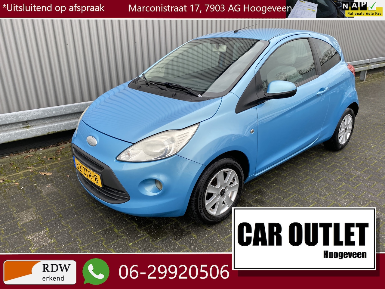 Ford Ka - 1.2 Trend Airco, LM, – Inruil Mogelijk – - AutoWereld.nl