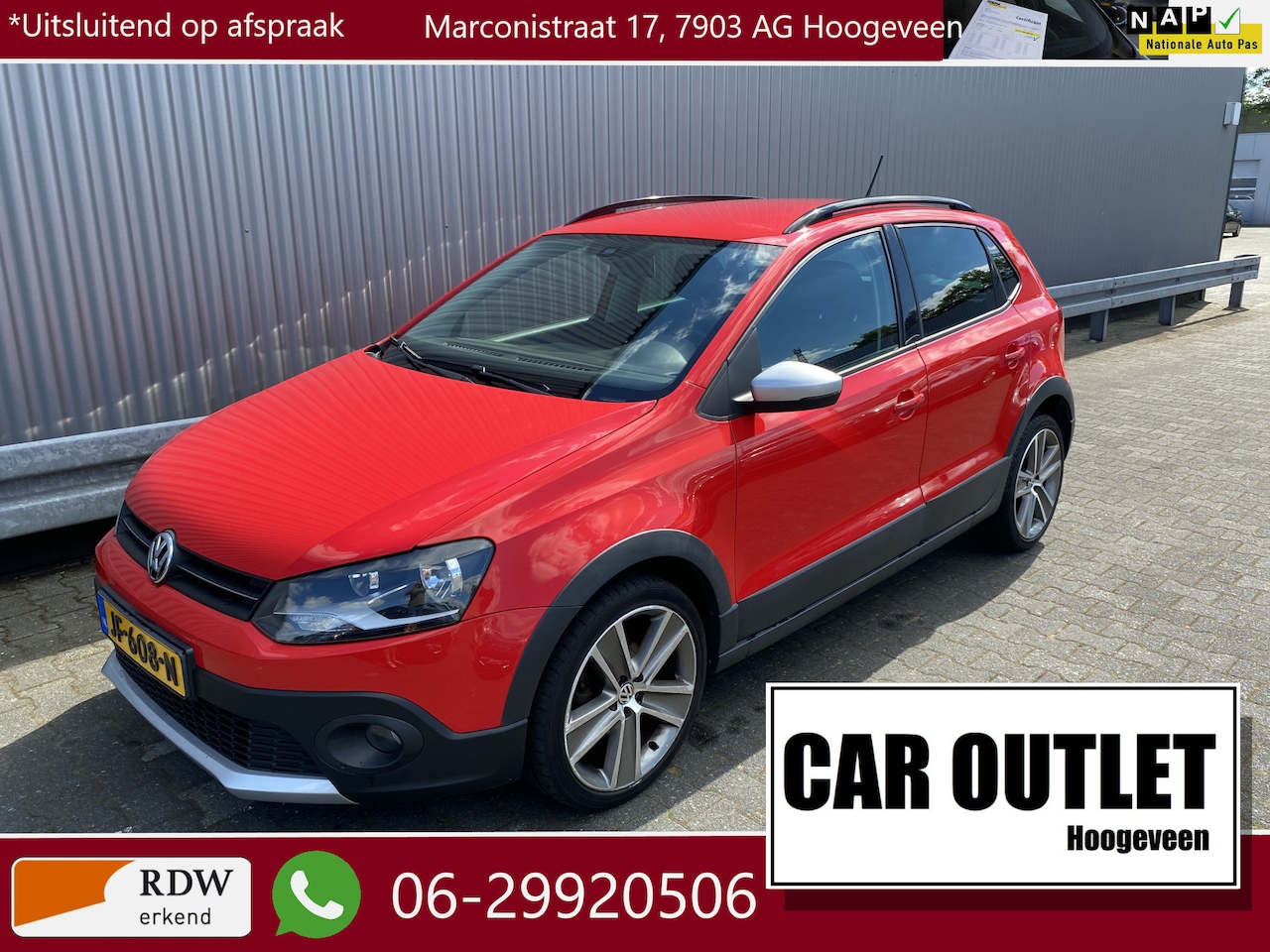 Volkswagen Polo - 1.2 TSI Cross Clima, CC, Navi, LM, nw. APK – Inruil Mogelijk – - AutoWereld.nl