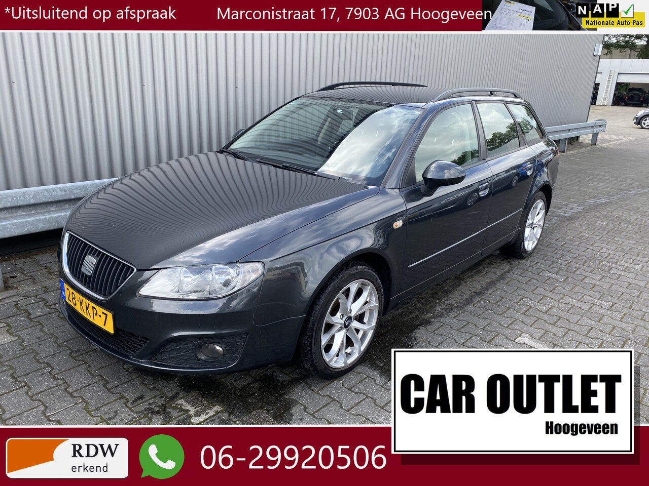 Seat Exeo ST - 1.6 Reference Clima, CC, Carkit, LM, nw. APK – Inruil Mogelijk – - AutoWereld.nl