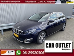 Peugeot 308 SW - 1.2 PureTech Blue Lease Premium 162Dkm.NAP, AUTOMAAT, Clima, Navi, Pano, CC, PDC, LM, nw.