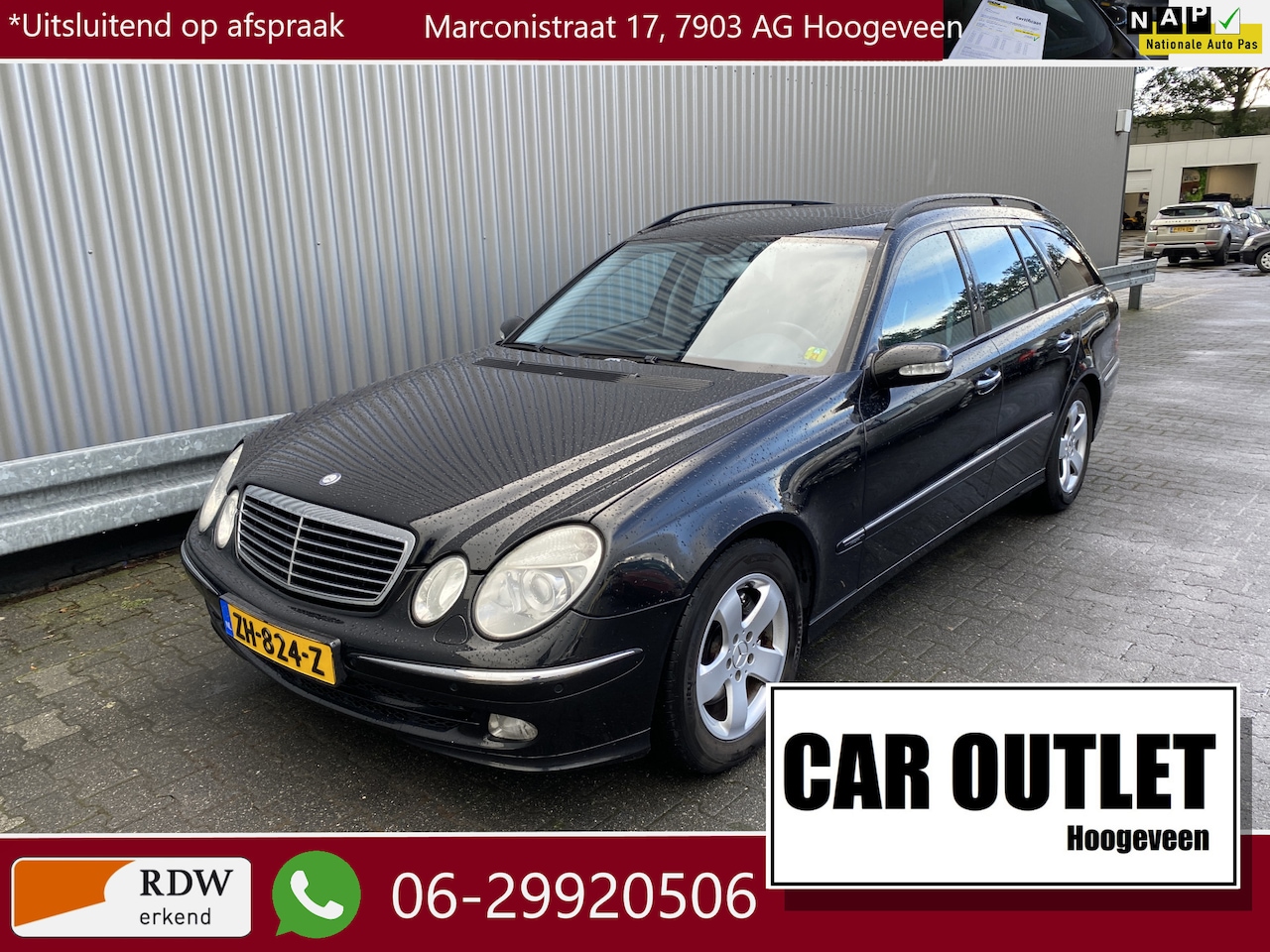 Mercedes-Benz E-klasse Combi - 320 Avantgarde 4-Matic Clima, Leer, Navi, CC, PDC, Schuif/Kantel, Xenon, LM, nw. APK – Inr - AutoWereld.nl