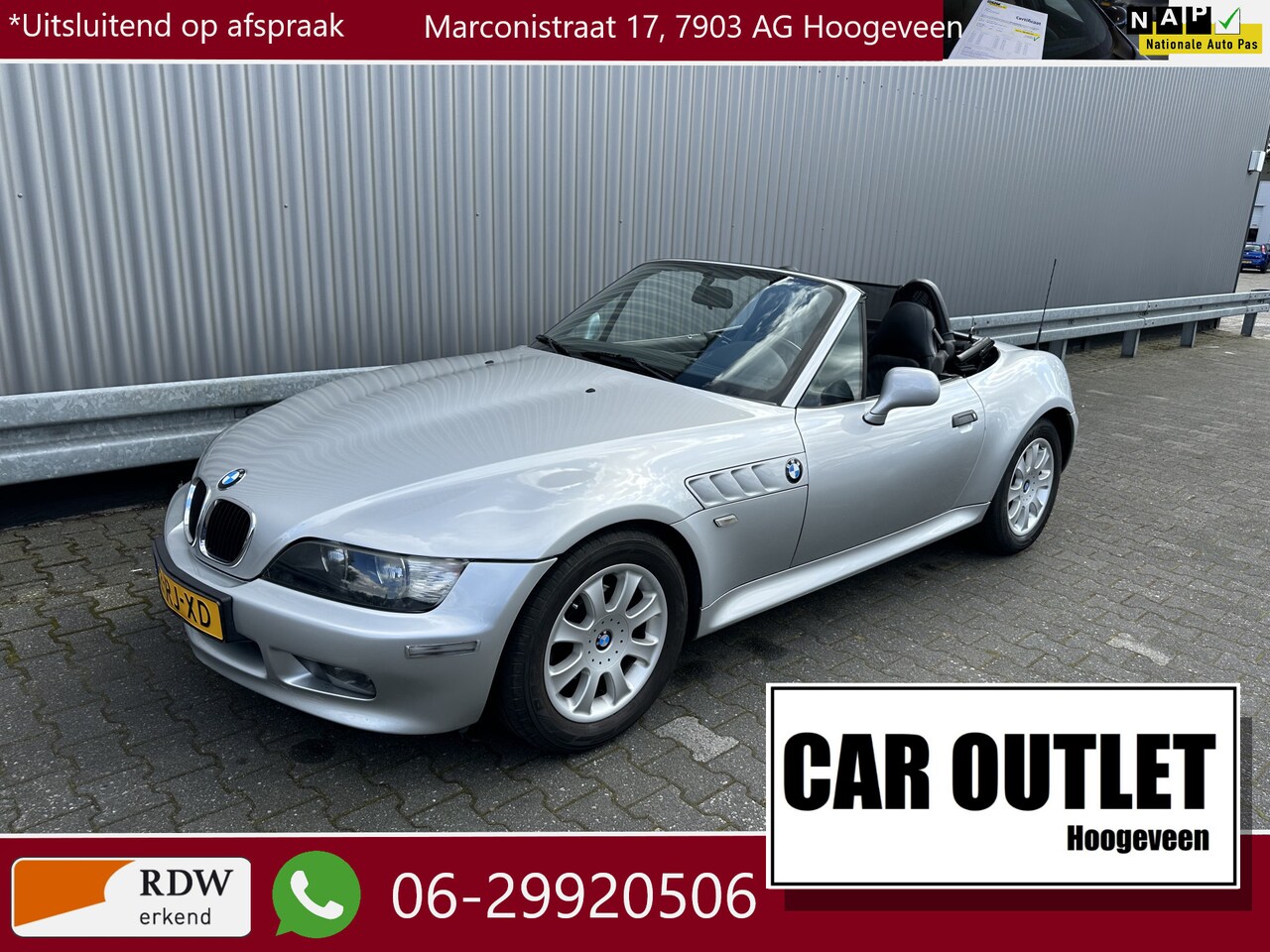 BMW Z3 Roadster - 1.9i Sport Line Leer Airco LM --Inruil Mogelijk-- - AutoWereld.nl