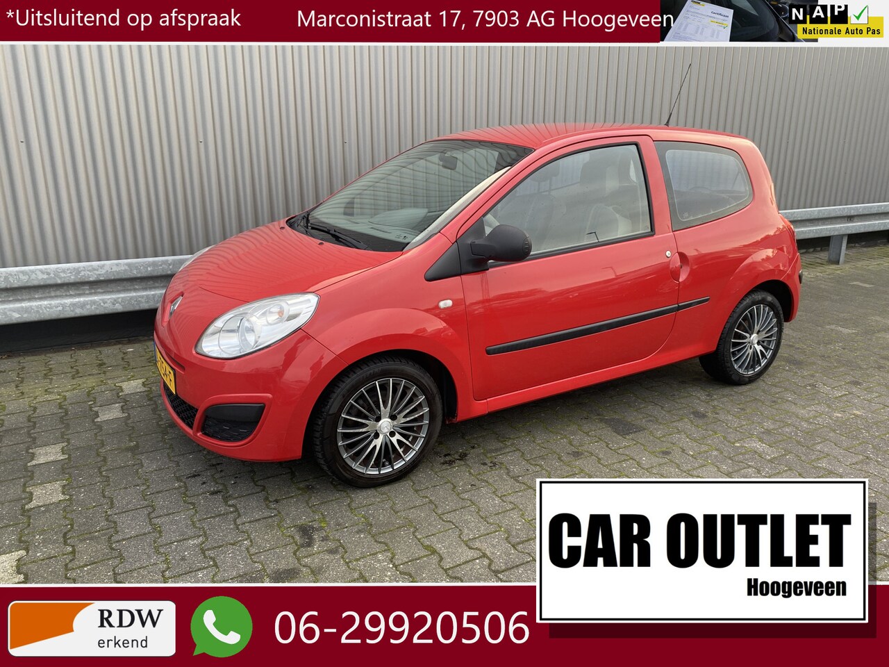 Renault Twingo - 1.2 Acces Kenwood Bluetooth USB Audio & Carkit, LM, nw. APK – Inruil Mogelijk – - AutoWereld.nl