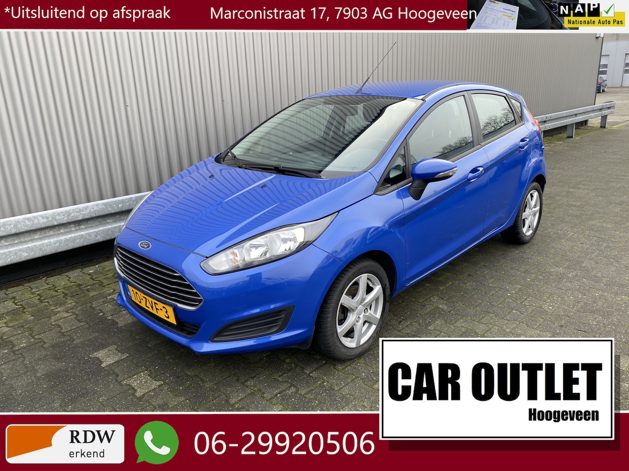 Ford Fiesta - 1.0 Champion 178Dkm.NAP, Airconditioning, USB, LM, nw. APK – Inruil Mogelijk – - AutoWereld.nl