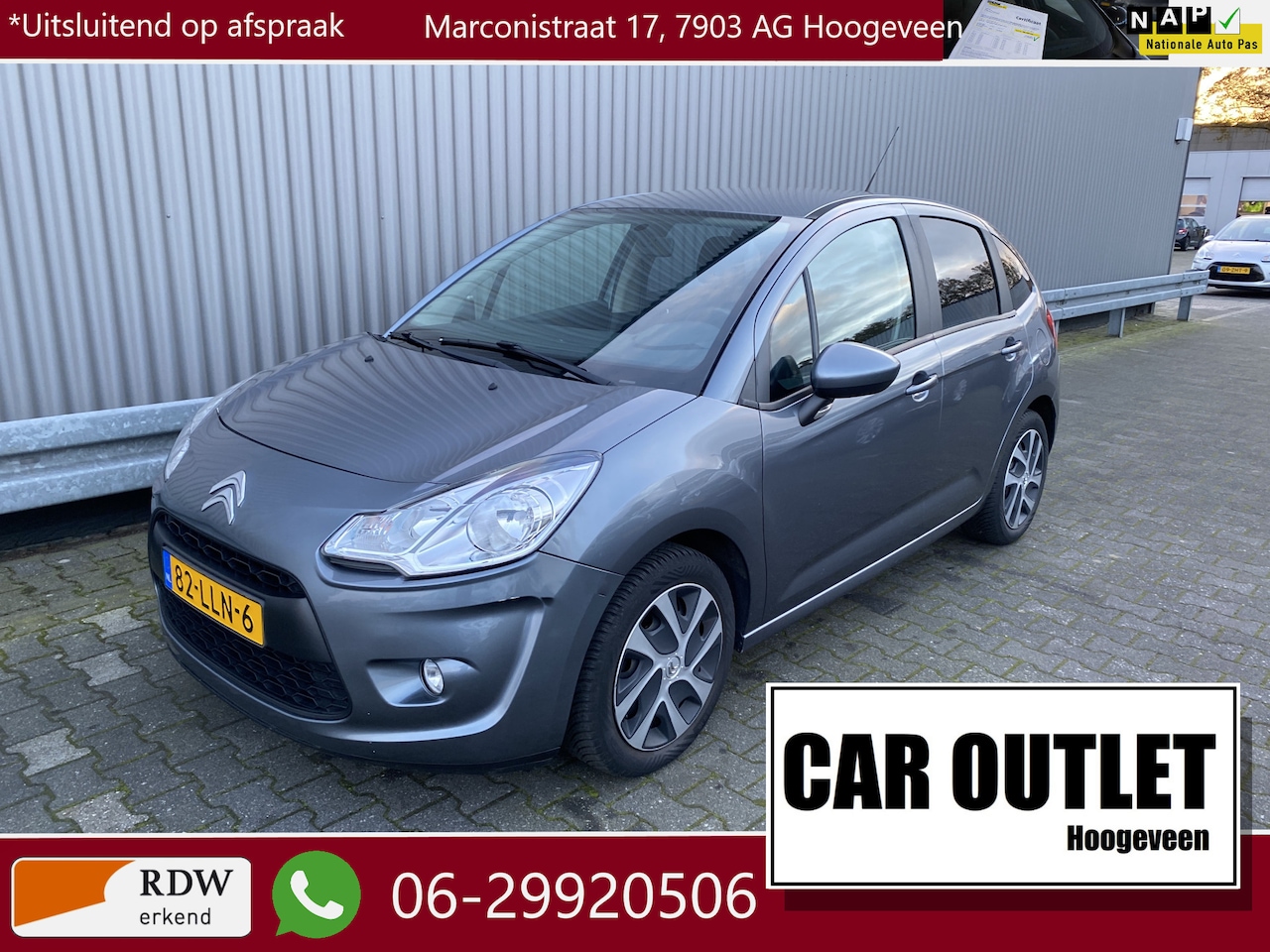 Citroën C3 - 1.4 VTi Dynamique 161Dkm.NAP, 5-Drs, A/C, CC, Trekh, nw. APK – Inruil Mogelijk – - AutoWereld.nl