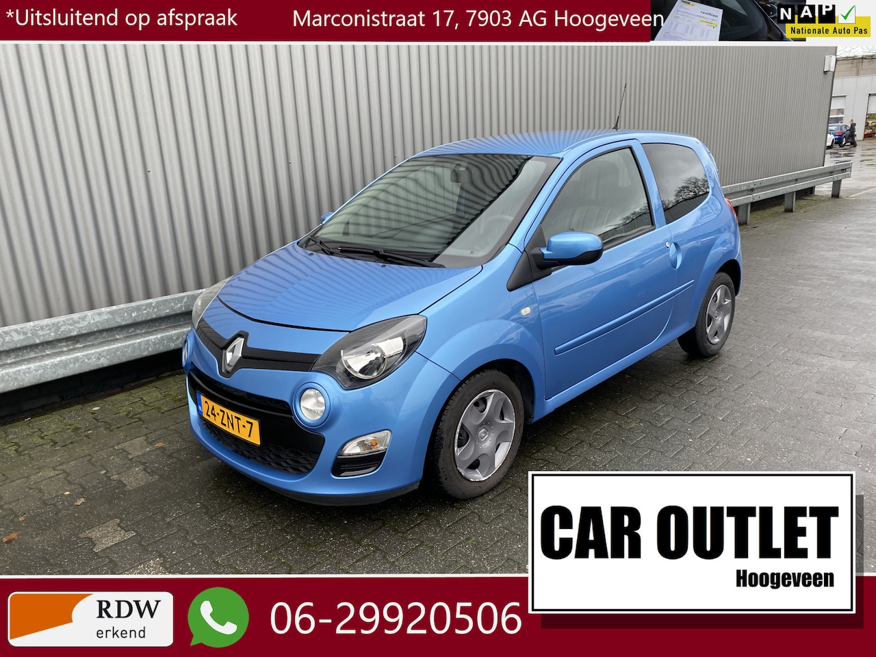 Renault Twingo - 1.2 16V Collection Met Airconditioning en Cruise Control – Inruil Mogelijk – - AutoWereld.nl