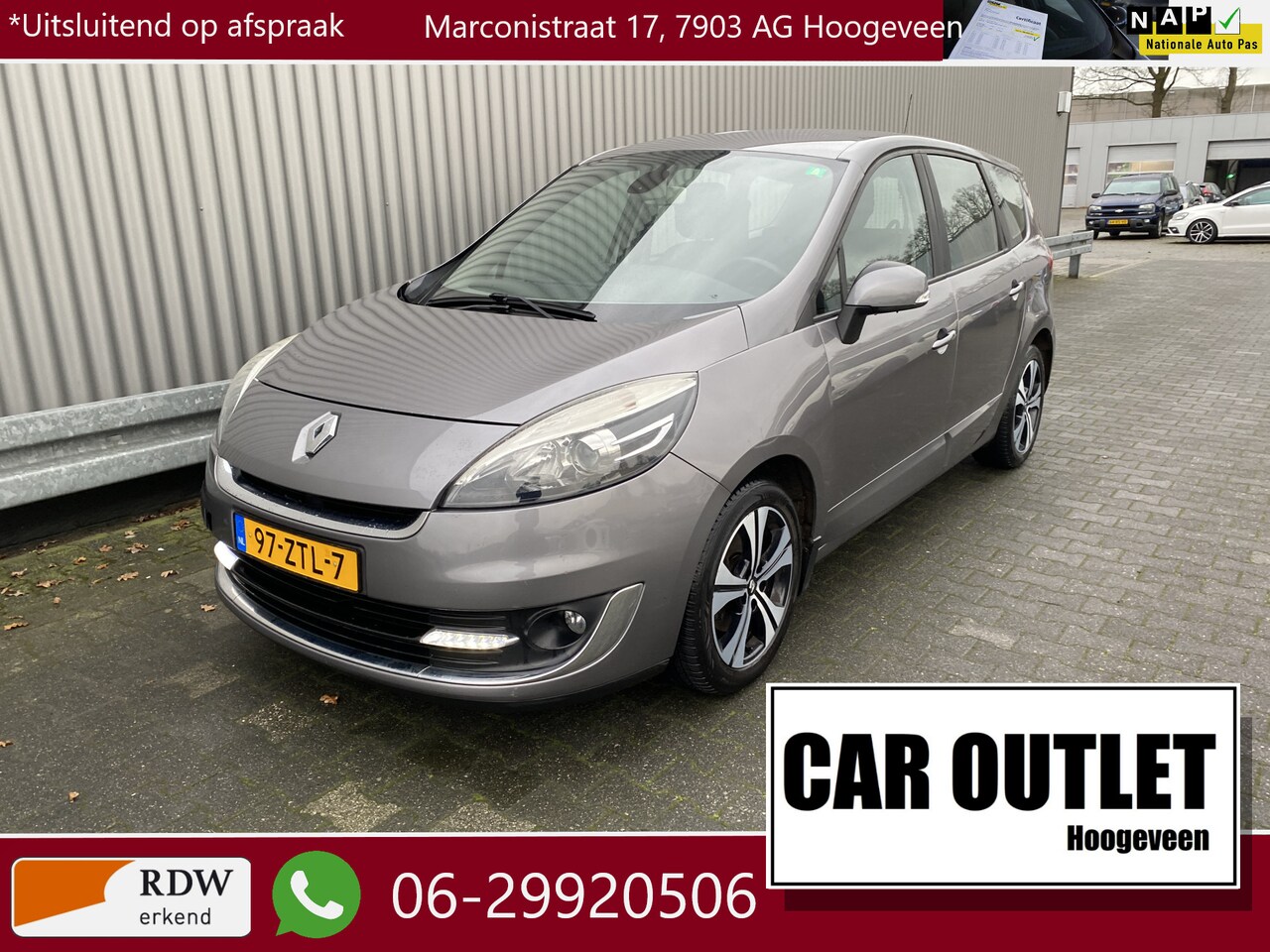 Renault Grand Scénic - 1.2 TCe Collection 7p. Clima, Navi, CC, PDC, Zonwr, LM, Trekh, nw. APK – Inruil Mogelijk – - AutoWereld.nl