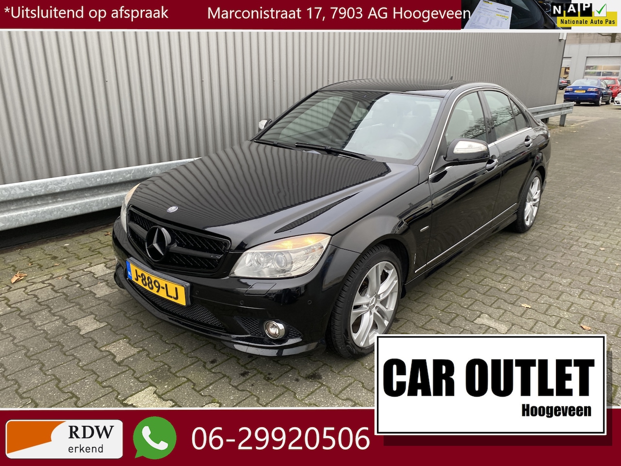 Mercedes-Benz C-klasse - 230 Avantgarde Leer, Clima, Stoelvw, AMG Optiek, CC, PDC, LM, – Inruil Mogelijk – - AutoWereld.nl