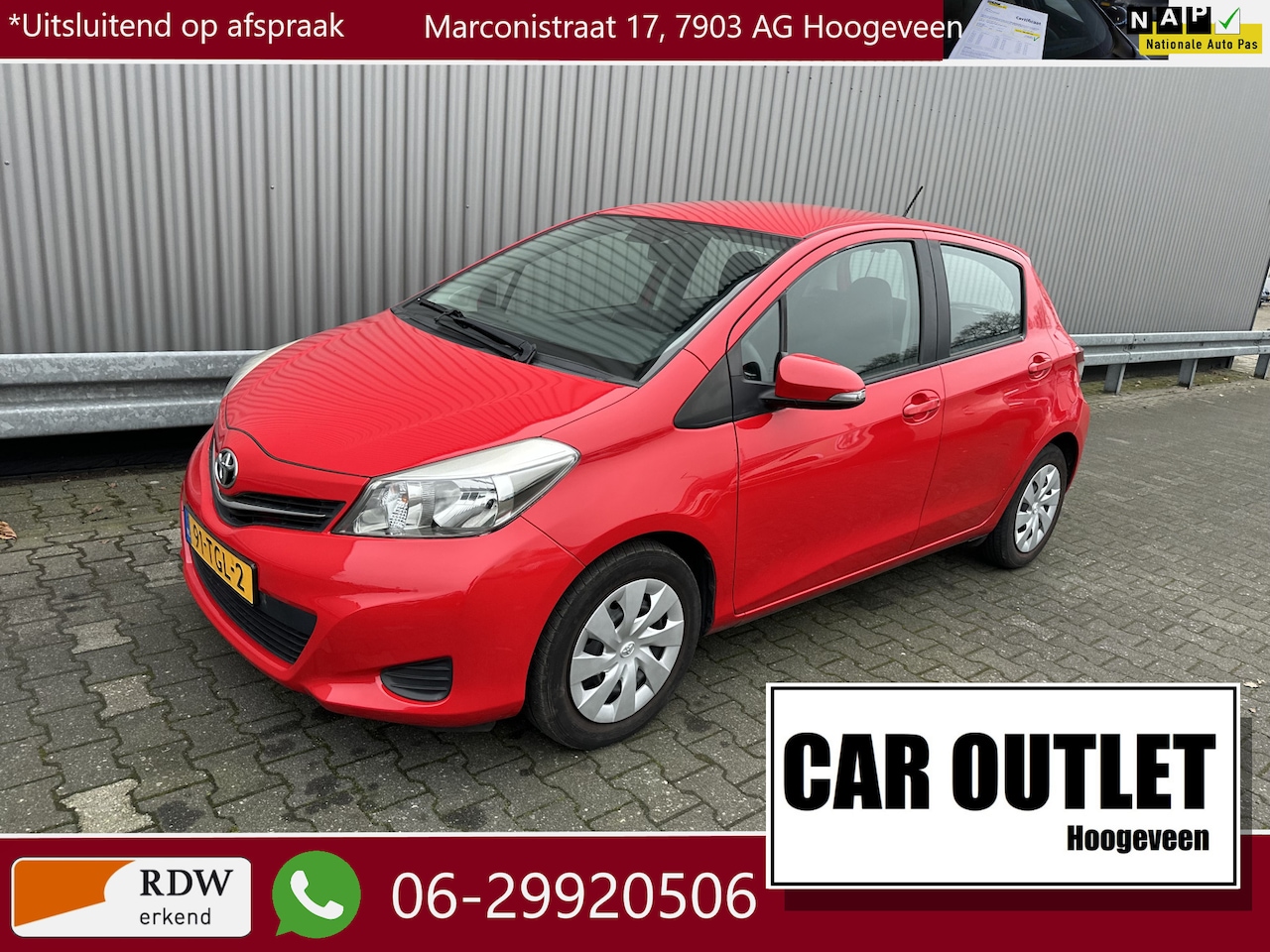 Toyota Yaris - 1.3 VVT-i Aspiration AUTOMAAT, 114Dkm.NAP 5-Drs, A/C, CC, Navi, nw. APK – Inruil Mogelijk - AutoWereld.nl