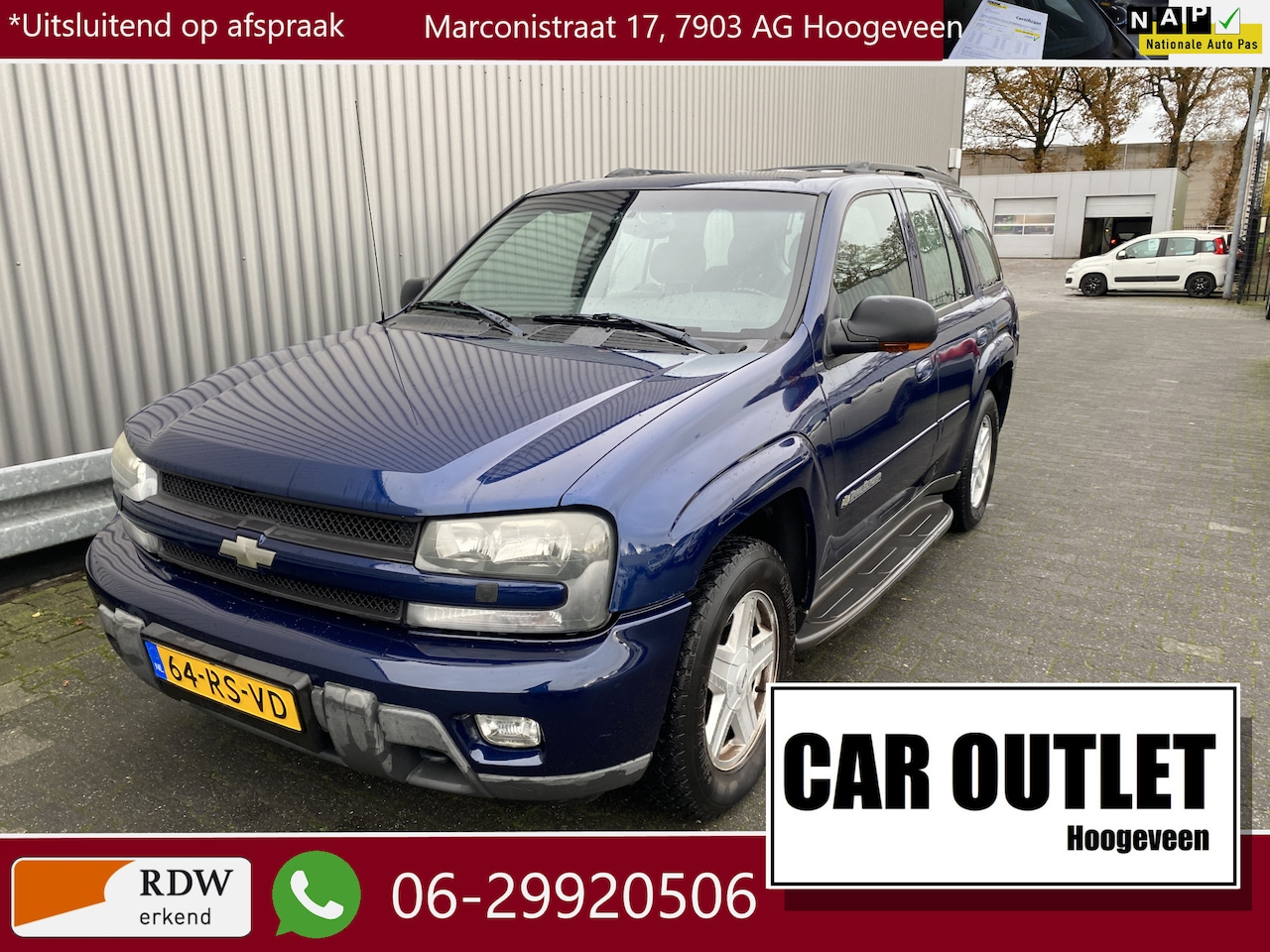 Chevrolet Trailblazer - USA 4.2 LT 189Dkm.NAP, AUTOMAAT, Bose Audio, Clima, CC, PDC, Afn.Trekh, – Inruil Mogelijk - AutoWereld.nl