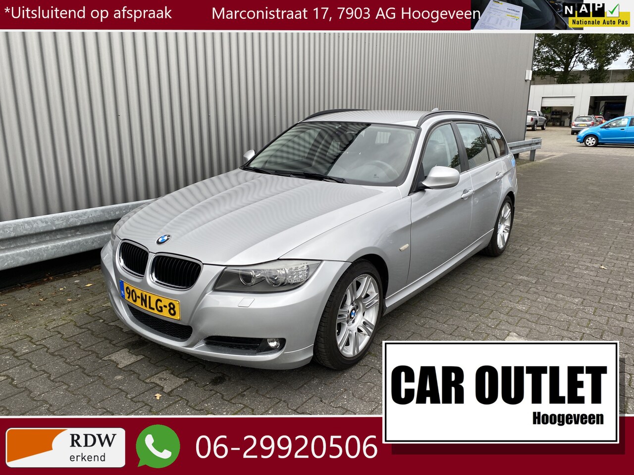 BMW 3-serie Touring - 318i Business Line AUTOMAAT, Clima, Navi, CC, PDC, LM, Trekh, – Inruil Mogelijk – - AutoWereld.nl