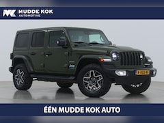 Jeep Wrangler Unlimited - 4xe 380 Sahara | BTW Auto | Trekhaak | Front+Achter Camera | Vol-Leder | Stoel+Stuurverwar