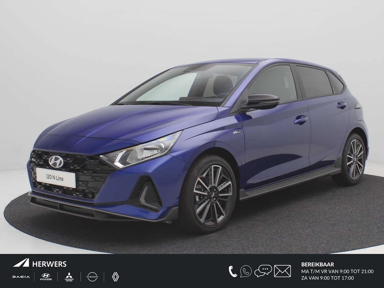 Hyundai i20 - 1.0 T-GDI N Line 100pk / NAVIGATIE / N-LINE SPORTPAKKET / 17" LMV N-LINE DESIGN / ACHTERUI - AutoWereld.nl