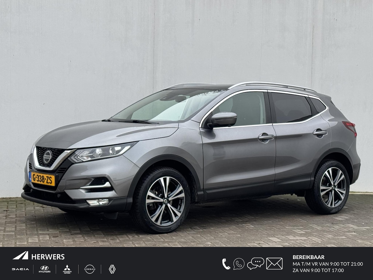 Nissan Qashqai - 1.3 DIG-T N-Connecta / Trekhaak (1500 KG) / Panoramadak / Apple Carplay/Android Auto / Nav - AutoWereld.nl