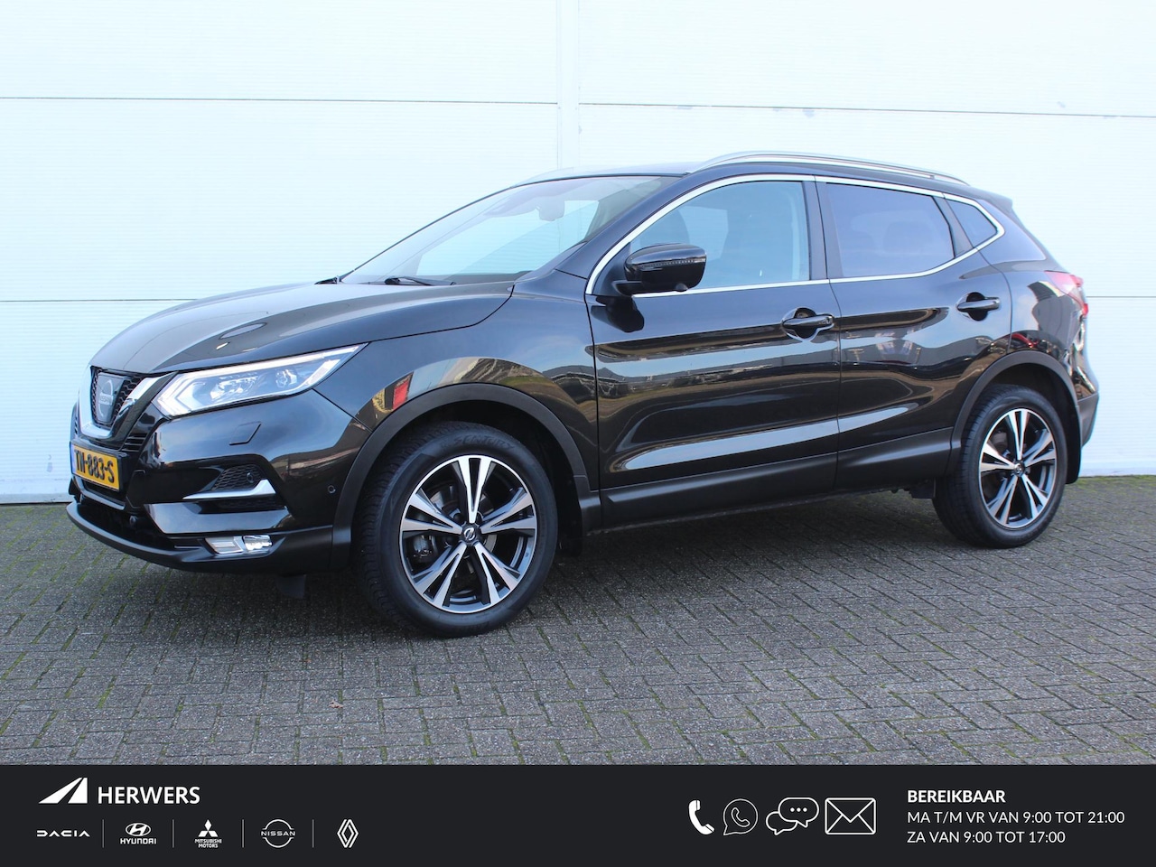 Nissan Qashqai - 1.2 DIG-T 115 Tekna / Trekhaak (1200 KG) / Navigatie / Stoelverwarming Voor / Climate Cont - AutoWereld.nl