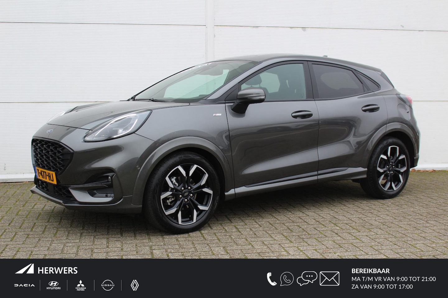 Ford Puma - 1.0 EcoBoost ST-Line AUTOMAAT / Trekhaak Afneembaar / Navigatie + Apple Carplay/Android Au - AutoWereld.nl