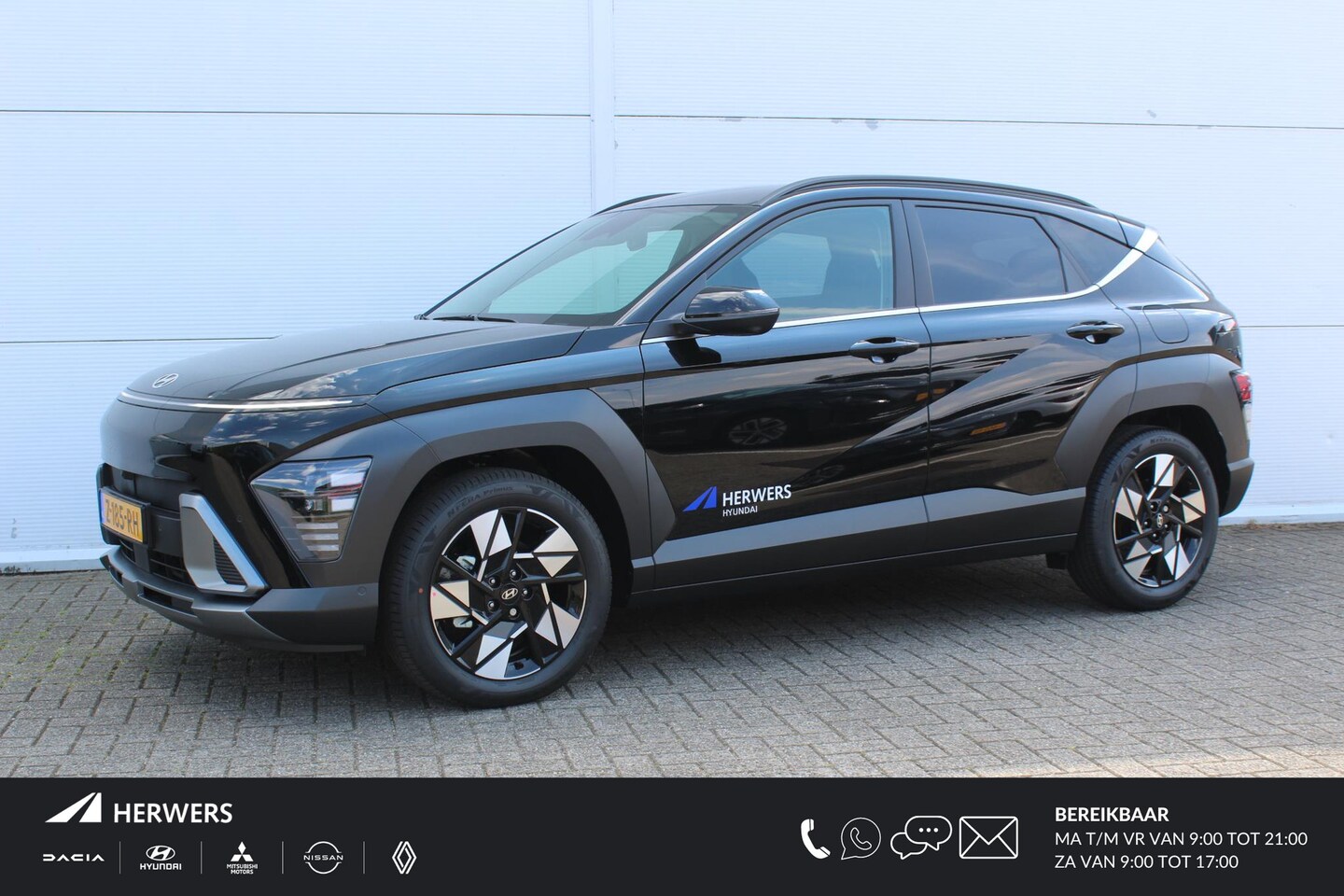 Hyundai Kona - 1.6 GDI HEV Premium / Lederen Bekleding / Navigatie + Apple Carplay/Android Auto / Keyless - AutoWereld.nl