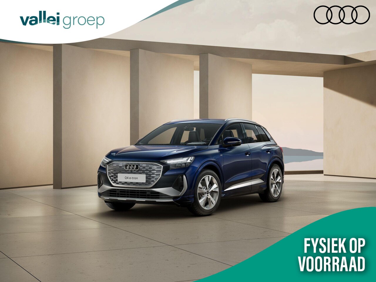 Audi Q4 e-tron - S Edition 45 e-tron quattro 286pk | S line leder-kunstleder | Comfortpakket plus | Mmi nav - AutoWereld.nl