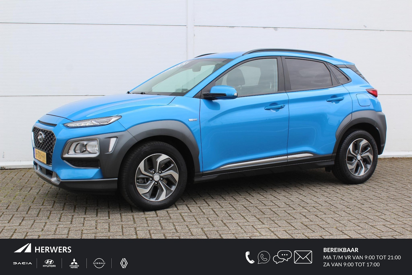 Hyundai Kona - 1.6 GDI HEV Fashion / navigatie + Apple Carplay/Android Auto / Keyless Entry & Start / Cli - AutoWereld.nl