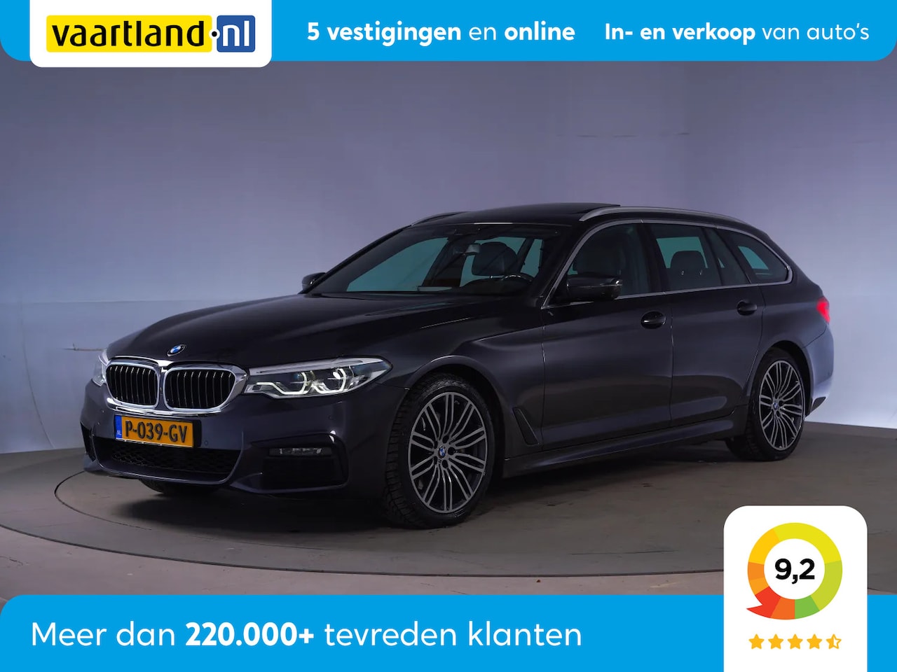 BMW 5-serie Touring - 530i xDrive M Sport High Executive Aut. [ Panorama Harman/Kardon Leder ] - AutoWereld.nl