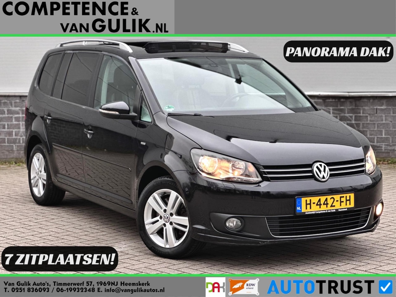 Volkswagen Touran - 1.4 TSI Comfortline 7p. | Pano | Navi | Trekhaak | PDC | - AutoWereld.nl