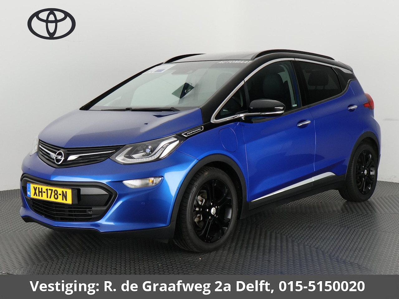 Opel Ampera-e - Business Executive 60 kWh Two-Tone | 300km. actieradius | Stoelverwarming | Lederen bekled - AutoWereld.nl