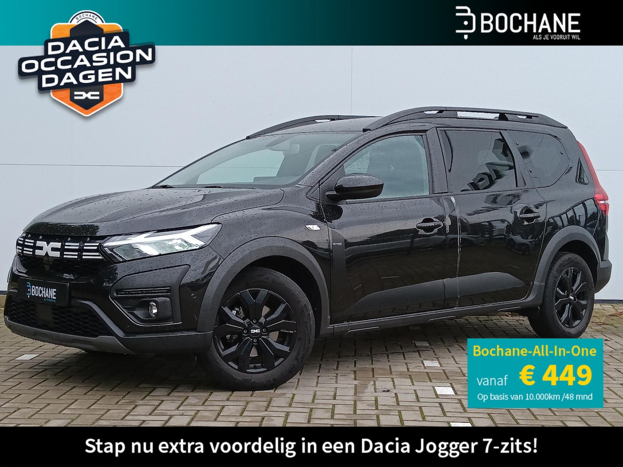 Dacia Jogger - 1.0 TCe 110 Extreme 7p. Climate Control / Navigatie / Parkeersensoren + Camera / Dakrail M - AutoWereld.nl