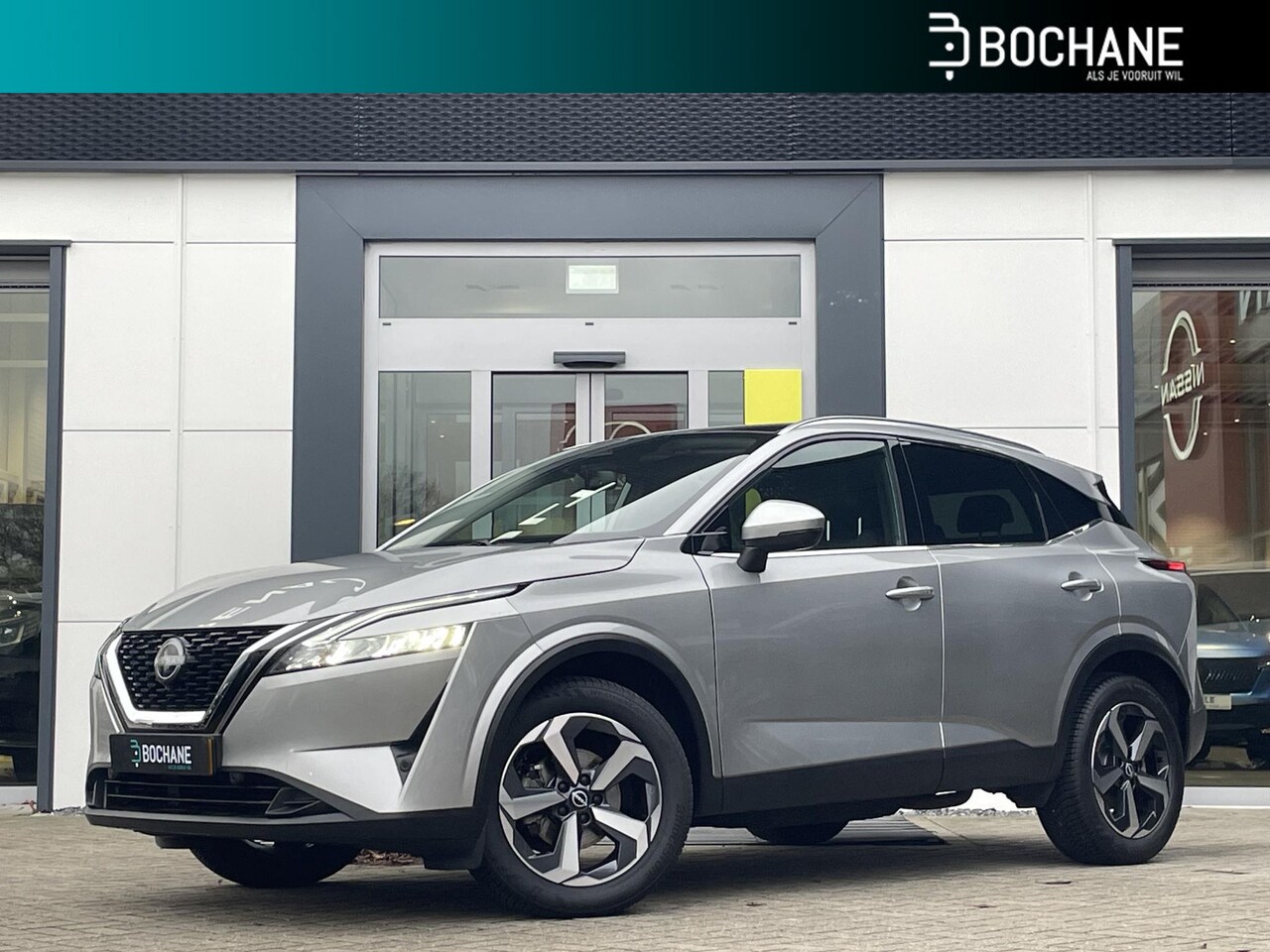 Nissan Qashqai - 1.3 MHEV 158 Xtronic N-Connecta | Panoramadak | Trekhaak | All-Season banden - AutoWereld.nl