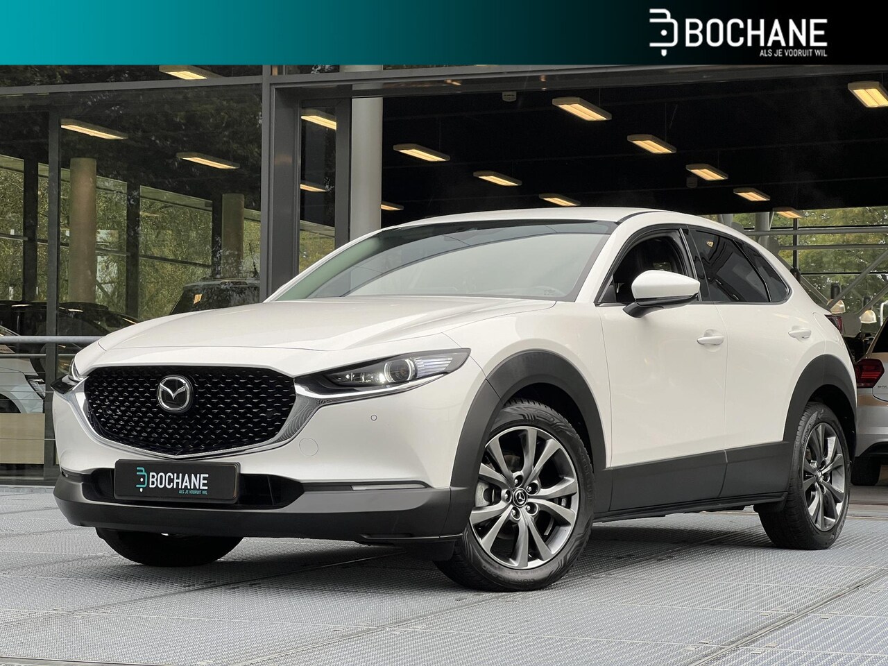 Mazda CX-30 - 2.0 e-SkyActiv-X M Hybrid Luxury | Adaptive Cruise Control | Leder | Trekhaak - AutoWereld.nl