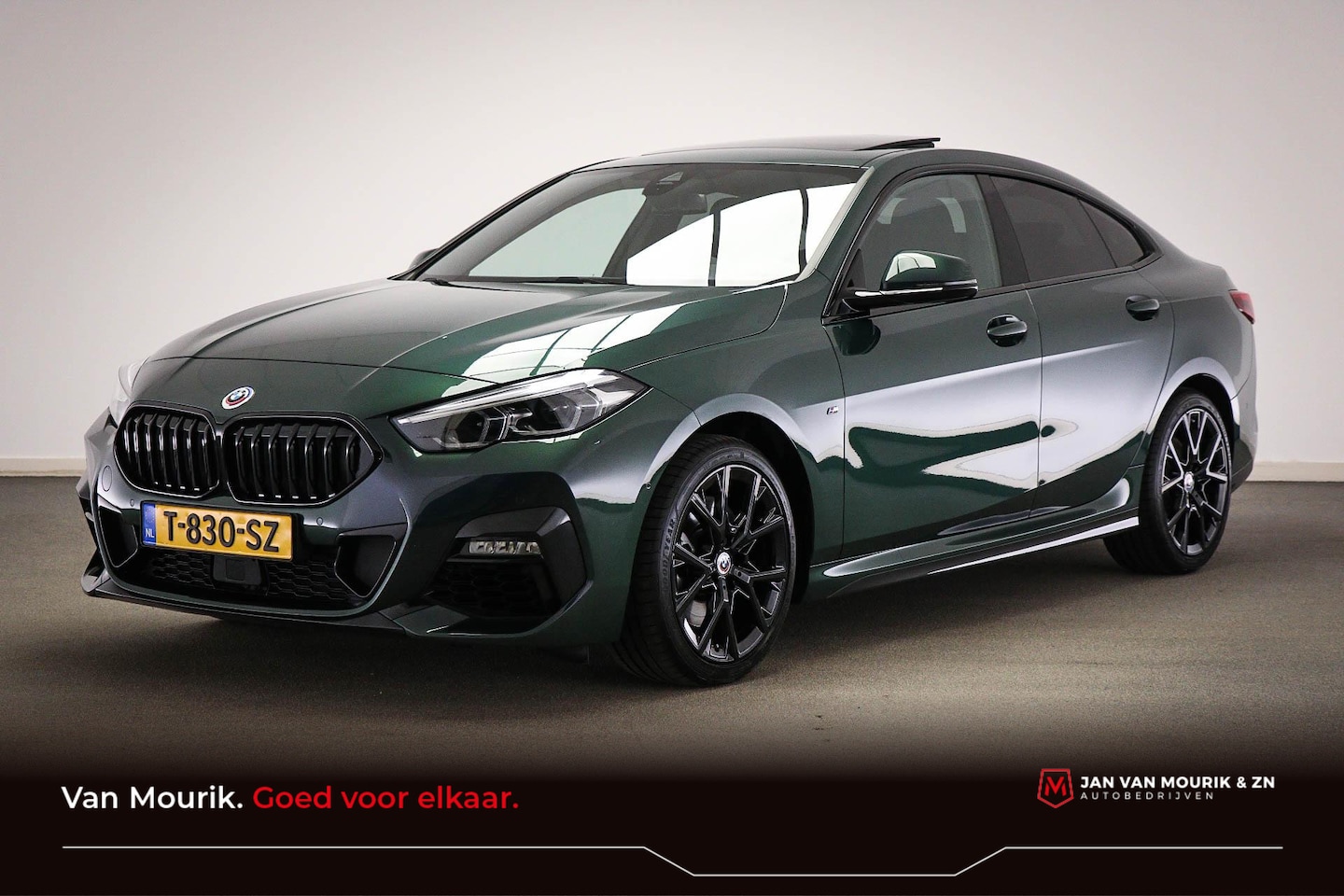 BMW 2-serie Gran Coupé - 220i M Sport Edition | INDIVIDUAL AURORA DIAMANT GRUN | PANORAMADAK - AutoWereld.nl