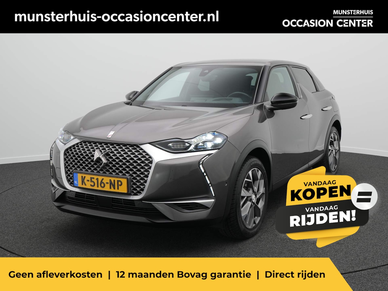 DS 3 Crossback - E-Tense So Chic 50 kWh - Volledig elektrisch - AutoWereld.nl