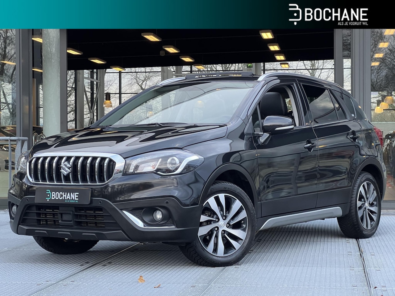 Suzuki S-Cross - 1.4 Boosterjet Style AllGrip Automaat | Panoramadak | Leder - AutoWereld.nl