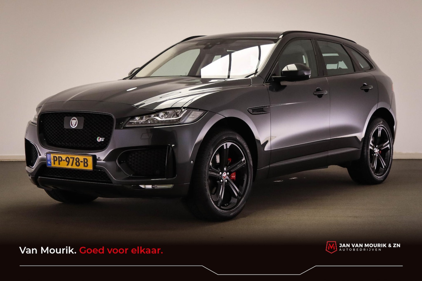 Jaguar F-Pace - 3.0 S/C S AWD 35t Black Pack S | PANORAMADAK | HEAD UP | 360° PDC | TREKHAAK - AutoWereld.nl