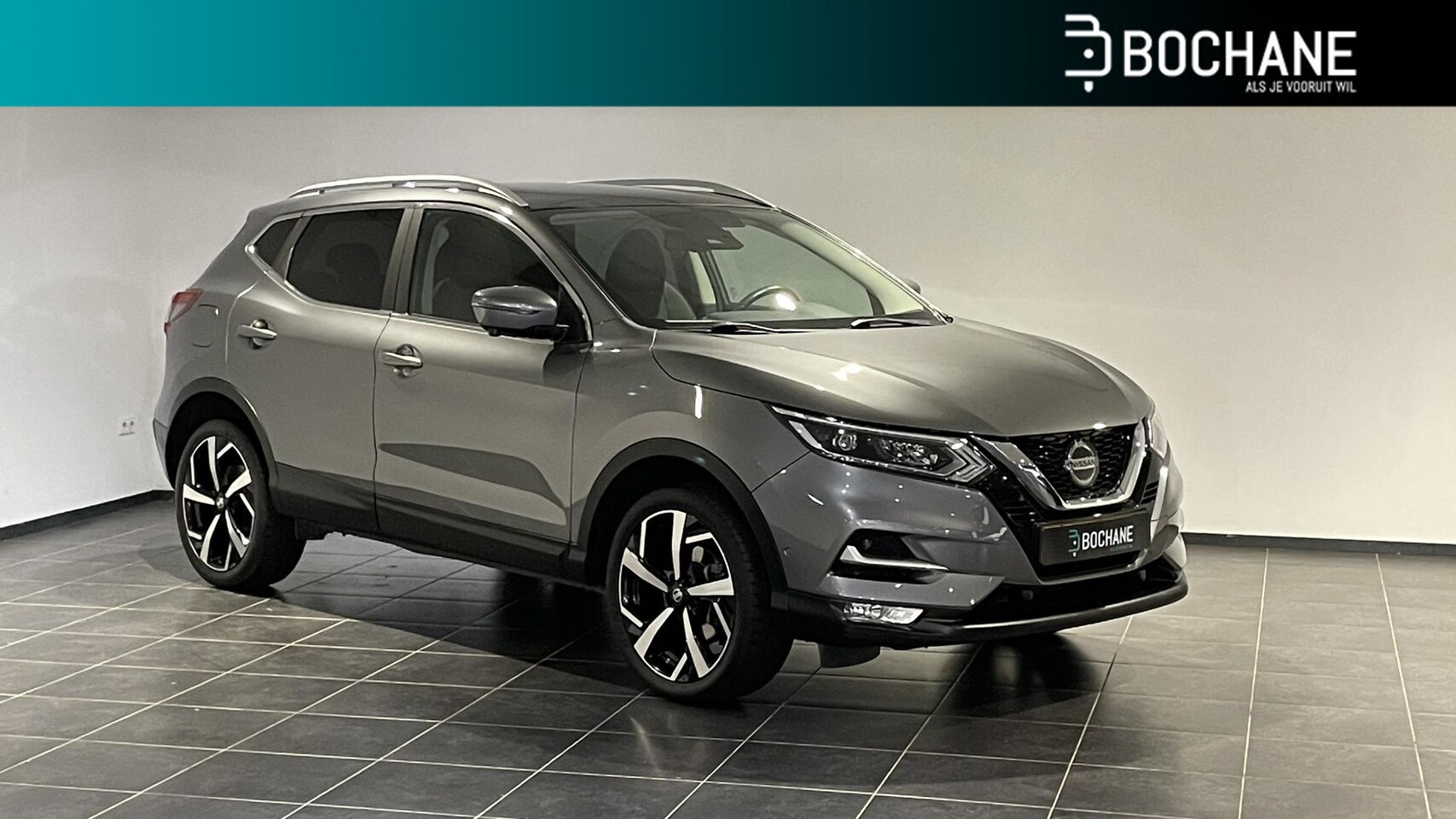 Nissan Qashqai - 1.2 DIG-T 115 Tekna | Panoramadak | Trekhaak | Navigatie | 360 Camera | 19" Lichtmetalen v - AutoWereld.nl