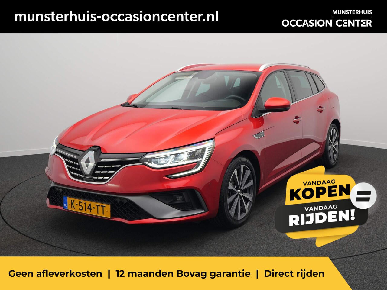 Renault Mégane E-Tech - Estate 1.6 Plug-In Hybrid 160 R.S. Line  - Automaat - AutoWereld.nl