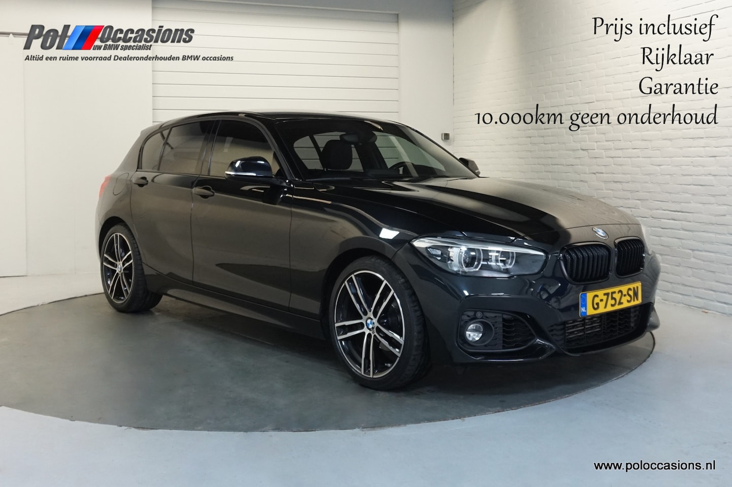 BMW 1-serie - 118i M Pakket Shadow | Automaat | Dealerauto | Leer - AutoWereld.nl