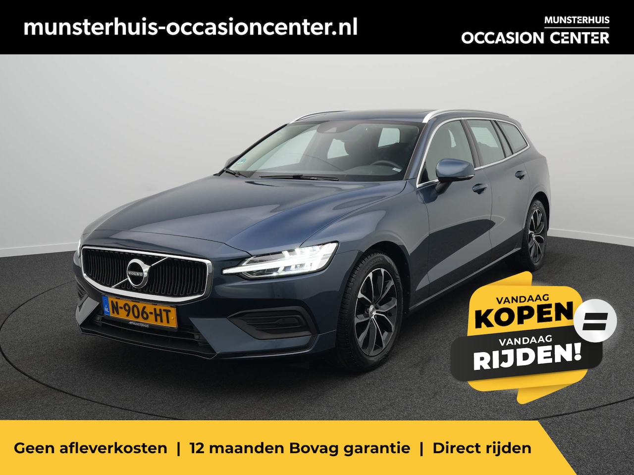 Volvo V60 - 2.0 B3 Momentum Business - All seasonbanden - Adaptieve Cruise Control - AutoWereld.nl