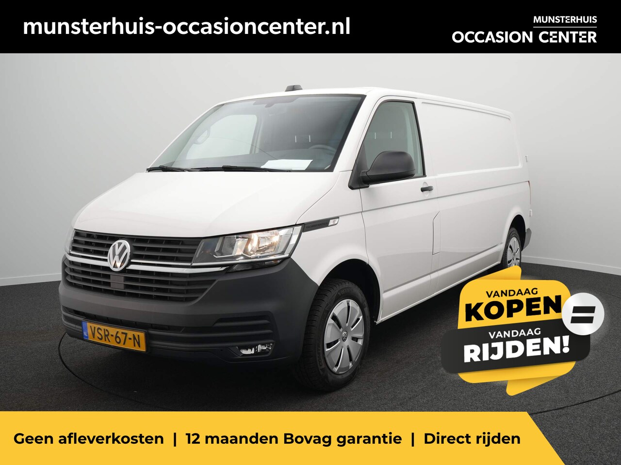 Volkswagen Transporter - 2.0 TDI L2H1 28 - Trekhaak - 110 PK - AutoWereld.nl