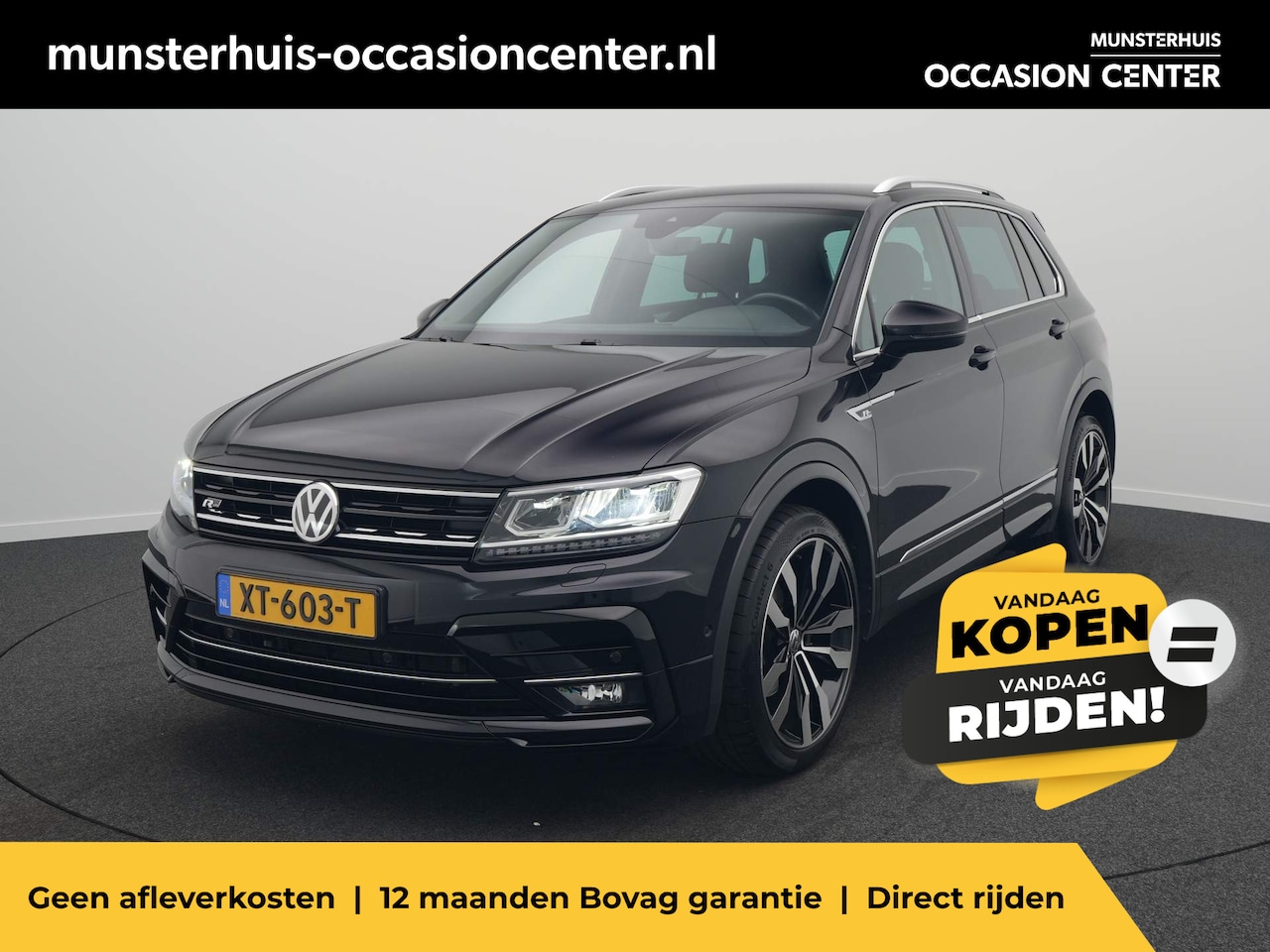 Volkswagen Tiguan - 1.4 TSI 4Motion Highline Business R - Automaat - Wegklapbare trekhaak - Vierwielaandrijvin - AutoWereld.nl