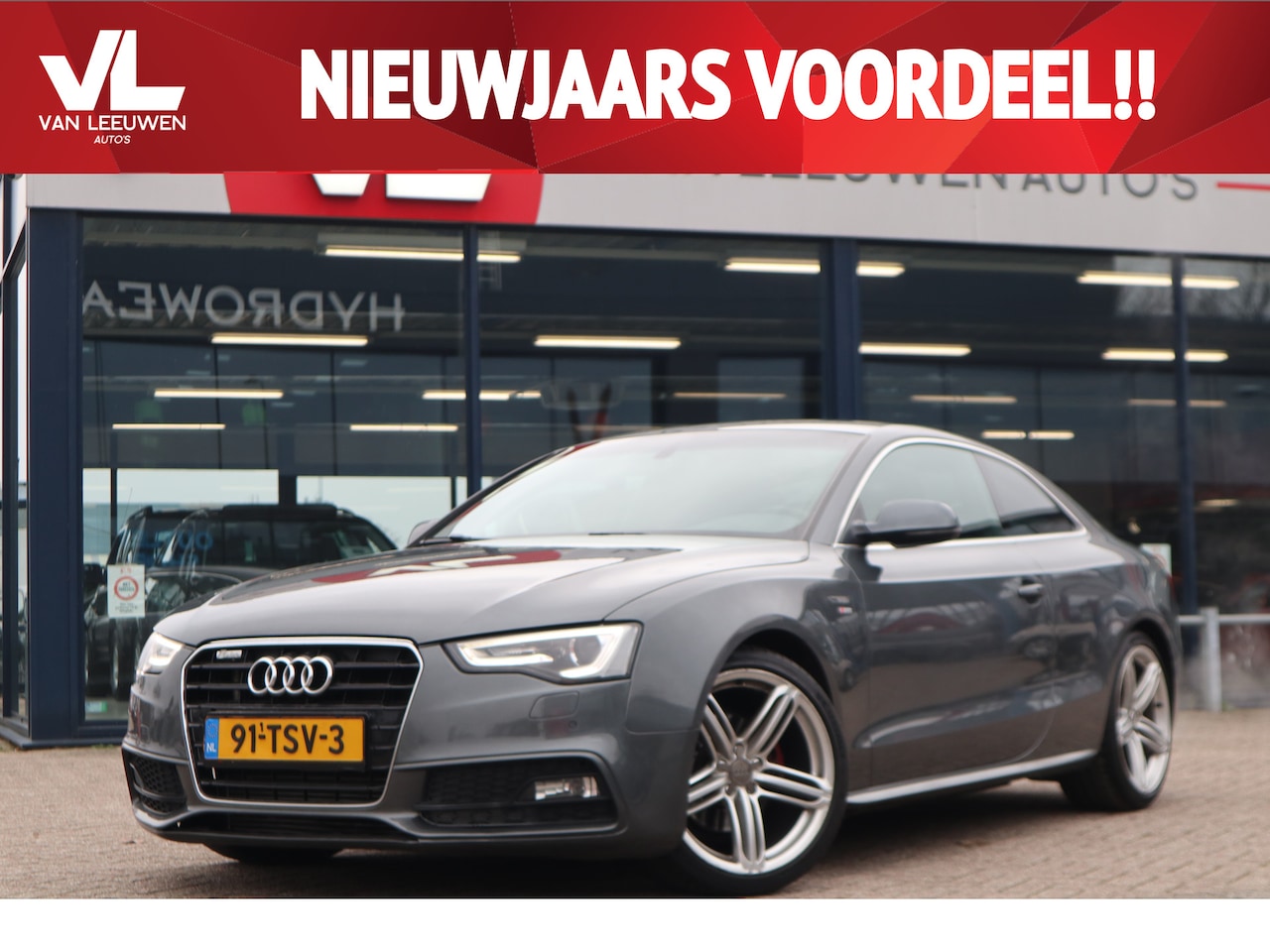 Audi A5 Coupé - 1.8 TFSI Pro Line S | APK 31-05-2025 | DSG | 3x S-Line | Volledig leer - AutoWereld.nl