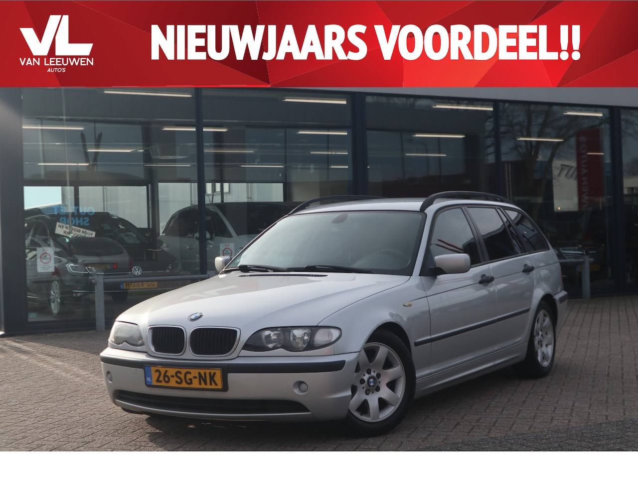 BMW 3-serie Touring - 318d Black&Silver II | Airco | Cruise Control | APK 20-03-2025 - AutoWereld.nl