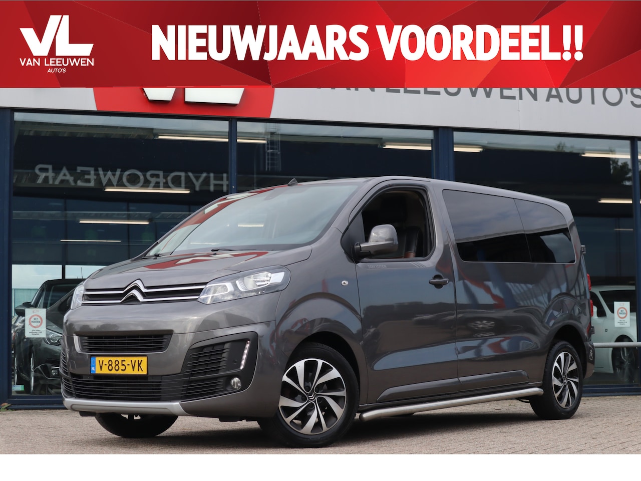 Citroën Jumpy - 2.0 BlueHDI 120 XL Dark Edition | Cruise control | Goed onderhouden | Leren bekleding - AutoWereld.nl